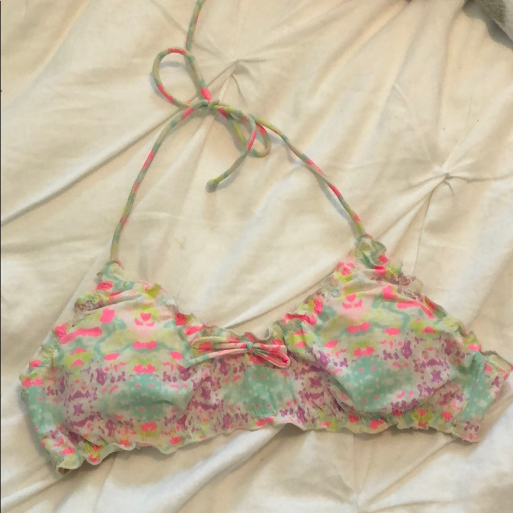 Victoria secret multicolor swim top
